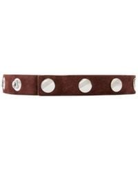 The Attico - The Eyelet Detailed Belt - Lyst