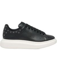 McQueen - Oversized Eyelet Detailed Sneakers - Lyst