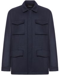 Kiton - Flap-Pocket Cashmere Coat - Lyst