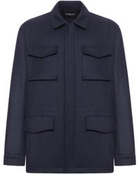 Kiton - Flap-Pocket Cashmere Coat - Lyst