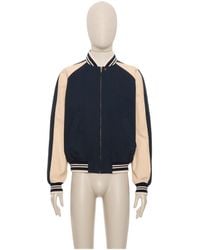 Valentino - Vgold Zip-Up Bomber Jacket - Lyst