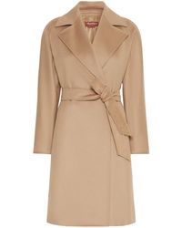 Max Mara - Studio Dravenna Belted Waist Coat - Lyst