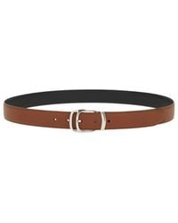 Ferragamo - Ferragamo Reversible Buckle Belt - Lyst
