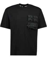 Moncler - Grenoble Pocket Detailed T-Shirt - Lyst