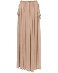 Philosophy Di Lorenzo Serafini - Maxi Skirt With Gathered Waist - Lyst