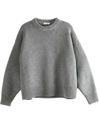 The Row - Ophelia Ribbed Crew-Neck Sweater - Lyst