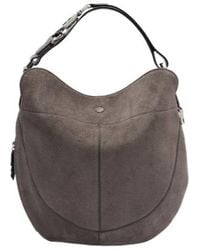 Lemaire - Quiver Clip Medium Suede Shoulder Bag - Lyst