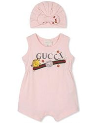 Gucci - Baby Two-Piece Gift Set With Print - Lyst