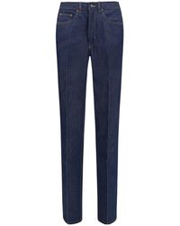Chloé - Chloé Logo Patch Skinny Jeans - Lyst