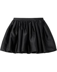 Rabanne - Pleated Balloon Mini Skirt - Lyst