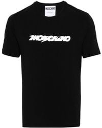 Moschino - Logo-Print Cotton-Blend T-Shirt - Lyst