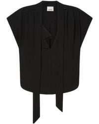 Isabel Marant - Selene Tie-Front Blouse - Lyst