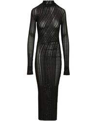 Amazuìn - Olga Ribbed Long Dress - Lyst