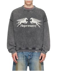 Represent - Pegasus Logo Crewneck Sweatshirt - Lyst