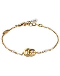 Gucci - Gg Marmont Chain Bracelet - Lyst