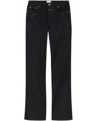Closed - Embroidered High-Rise Jeans - Lyst