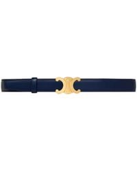 Celine - Triomphe Buckle Reversible Strap 25Mm - Lyst