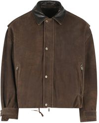 Salvatore Santoro - Oversized Suede Jacket - Lyst