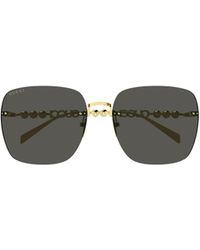 Gucci - Eyewear Square Frame Sunglasses - Lyst