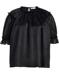 Ulla Johnson - Short-Sleeved Top - Lyst