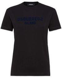 DSquared² - Logo-Print Cotton T-Shirt - Lyst