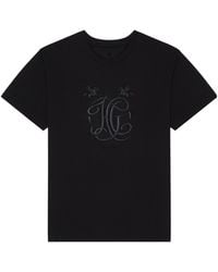 Givenchy - Logo Embroidered Crewneck T-Shirt - Lyst