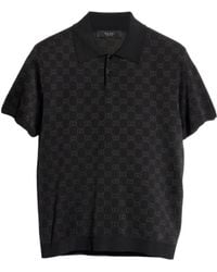 Gucci - Viscose Gg Jacquard Polo Shirt - Lyst