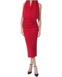 ANDAMANE - Annie Hooded Midi Dress - Lyst