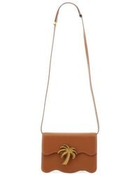 Palm Angels - Palm Tree Logo Plaque Shoulder Bag - Lyst