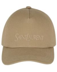 Saint Laurent - Logo Embroidered Baseball Cap - Lyst