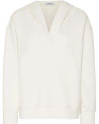 Max Mara - Long-Sleeved Hooded Sweatshirt - Lyst