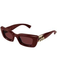 Gucci - Eyewear Rectangle-Frame Sunglasses - Lyst