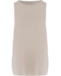 Allude - Sleeveless Stretch Top - Lyst