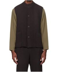Homme Plissé Issey Miyake - Crew Neck Knitted Vest - Lyst