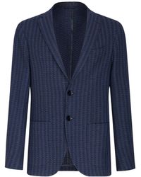Etro - Single Breasted Striped Blazer - Lyst