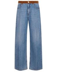 Marni - X Slawn Soldier Velvet Waistband Denim Trousers - Lyst