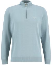 Barbour - Half-Zip Knit Sweater - Lyst
