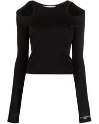 Stella McCartney - Cut-Out Long-Sleeve Top - Lyst