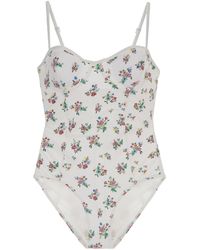 Tory Burch - Balconette Swimsuit - Lyst