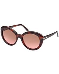Tom Ford - Lily Round Sunglasses - Lyst