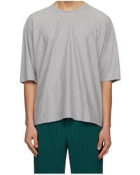 Homme Plissé Issey Miyake - Issey Miyake Oversized Short Sleeve T-Shirt - Lyst