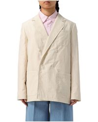 A.P.C. - Double-Breasted Tailored Blazer - Lyst