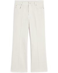 Weekend by Maxmara - Polonia Logo Patch Flared Pants - Lyst