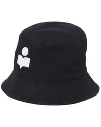 Isabel Marant - Logo Embroidered Bucket Hat - Lyst