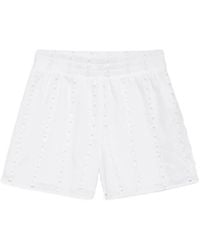 Anine Bing - Eyelet Kam Shorts - Lyst