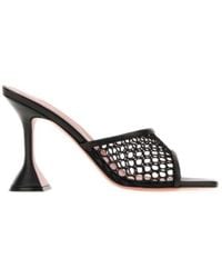 AMINA MUADDI - Square-Toe High-Heeled Sandals - Lyst