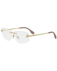 Fendi - Eyewear Cat-Eye Frame Glasses - Lyst