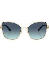 Tiffany & Co. - Butterfly Frame Sunglasses - Lyst
