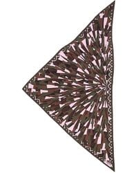 PUCCI - Pucci Triangolo Printed Scarf - Lyst