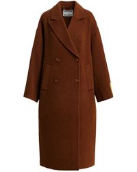 Essentiel Antwerp - Logo-Patch Single Breasted Coat - Lyst